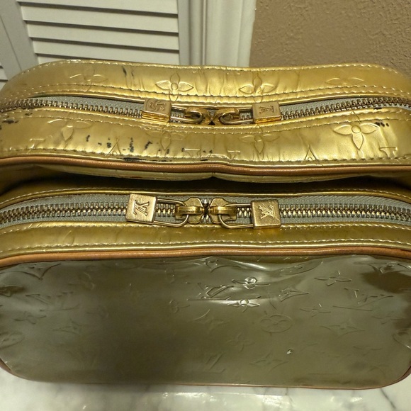 AUTH Louis Vuitton Murray gold Vernis Monogram Backpack - Picture 7 of 16